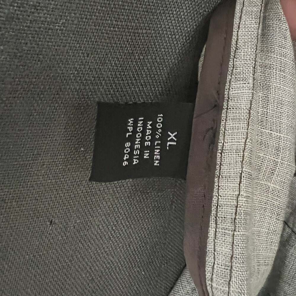 Alfani Men's 100% Linen Two-Button Blazer Jacket Size XL, Brown/Grey Txture - Picture 5 of 11